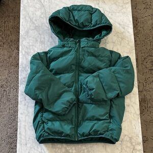 Uniqlo Kids toddler Green Puffer Jacket 3-4T